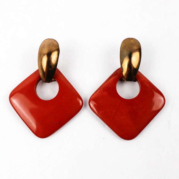 5 Pairs Whimsical Silver-Tone and Gold-Tone Metal Drop Dangle Earrings