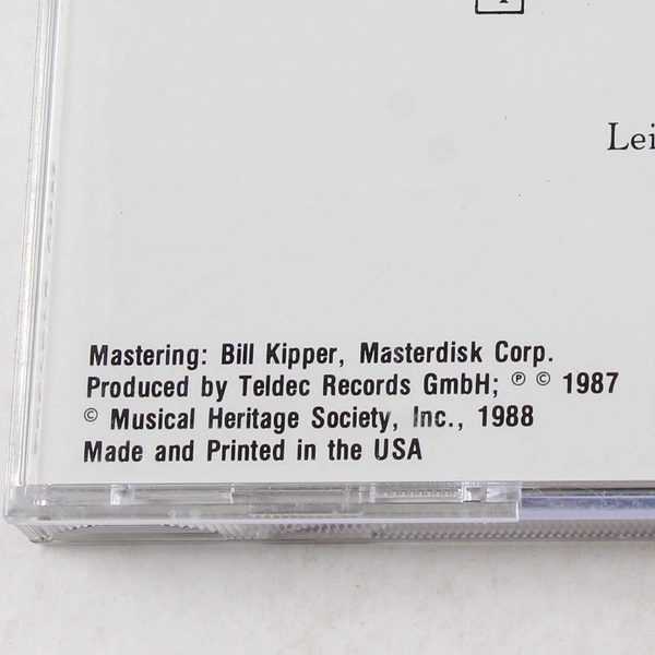 Tchaikovsky Symphony No. 6 "Pathetique" CD 1988 Musical Heritage Society