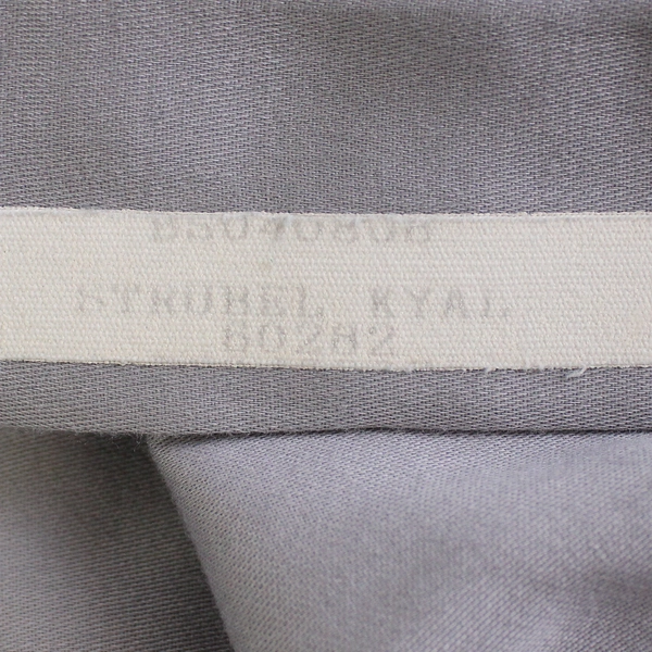 Geoffrey Beene Sateen Light Gray Button-Up Shirt Men's Size Large 16