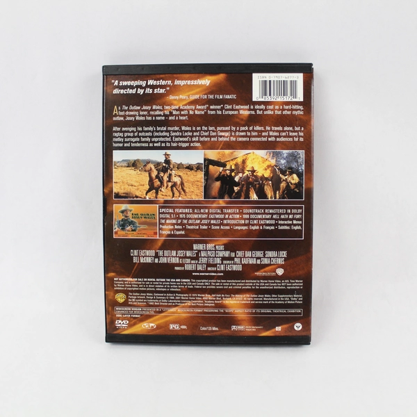 The Outlaw Josey Wales DVD 2001 Clint Eastwood Widescreen Pre-Owned