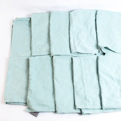 Set of 10 Kenzo Mint Green Cotton Napkins Kitchen Decor