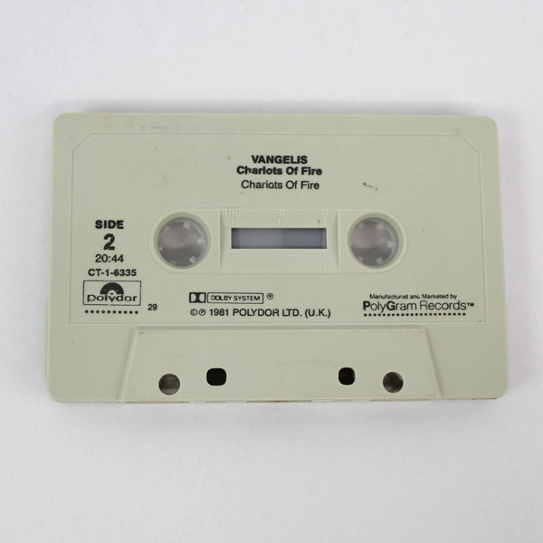 Chariots of Fire Original Score Vangelis 1981 Cassette Polydor