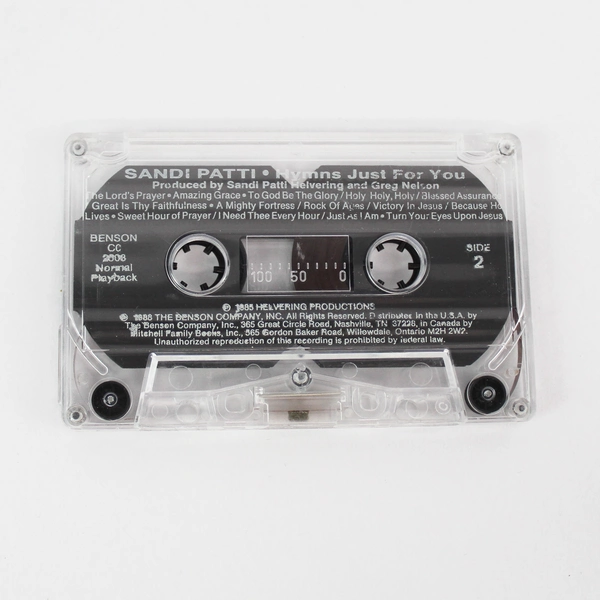 Hymns Just For You By Sandi Patti 1985 Cassette Tape