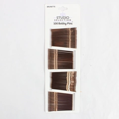 Studio Selection Bobby Pins 100 Count for Brunettes in Original Packaging