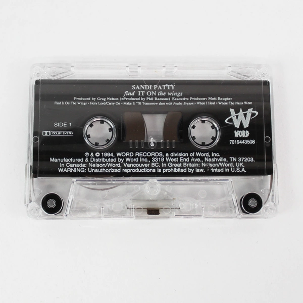 Find It on the Wings Sandi Patty 1994 Cassette Word Records