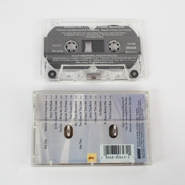 The Finest Moments By Sandi Patty Cassette 1989 Word Incorporated