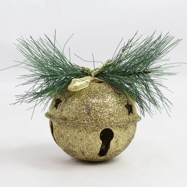 Lot of 5 Various Bell Christmas Tree Ornaments and Decorations