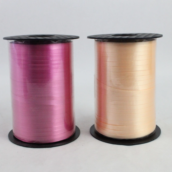 Lot of 3 New Sealed Pink and Black Rolls of Curling Ribbon