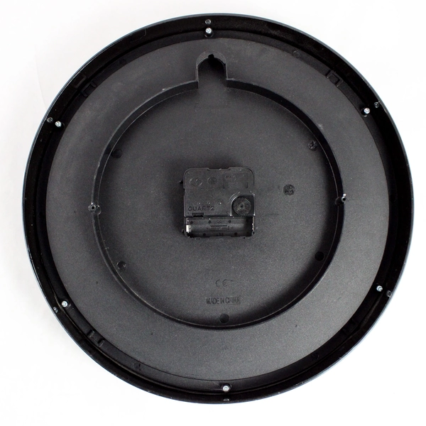 Bedazzled Butterfly Design Black Wall Hanging Clock 12" Not Working