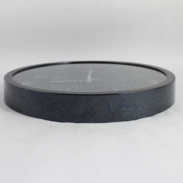 Bedazzled Butterfly Design Black Wall Hanging Clock 12" Not Working