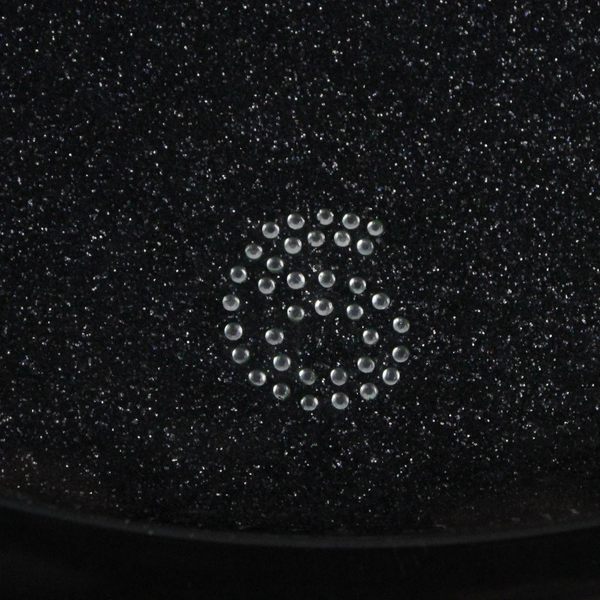 Bedazzled Butterfly Design Black Wall Hanging Clock 12" Not Working