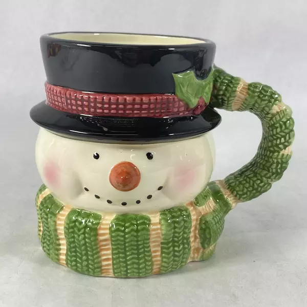 CIC Tis The Season Christmas Snowman Coffee Mug 