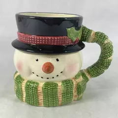 CIC Tis The Season Christmas Snowman Coffee Mug 