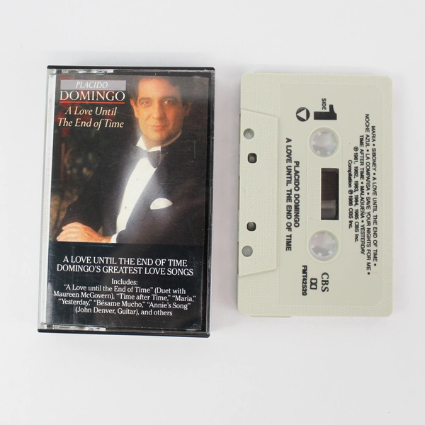 Placido Domingo A Love Until The End of Time Cassette 1988 CBS Inc