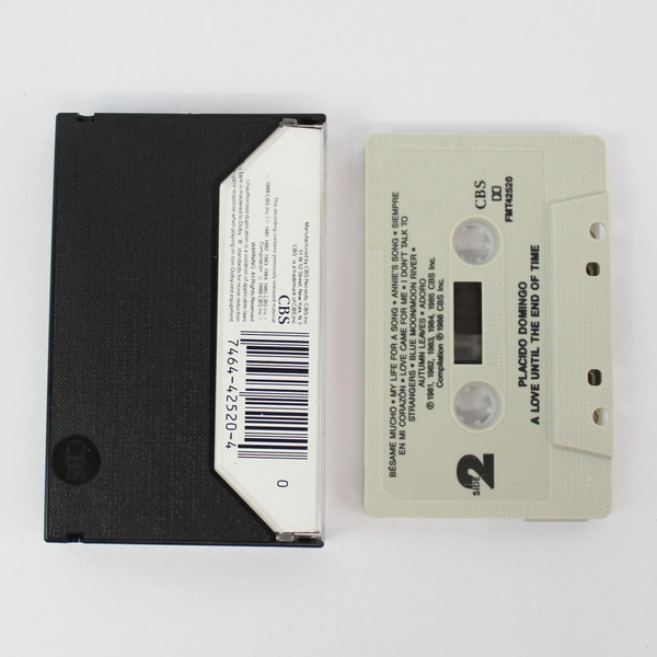 Placido Domingo A Love Until The End of Time Cassette 1988 CBS Inc