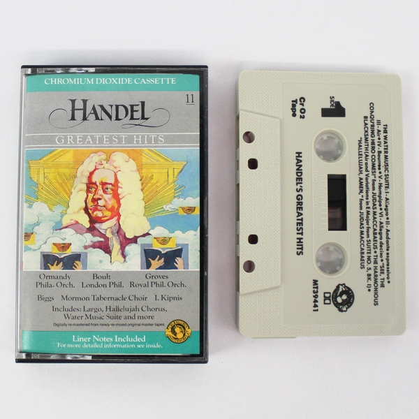 Greatest Hits of Handel Cassette Tape 1984 CBS Inc
