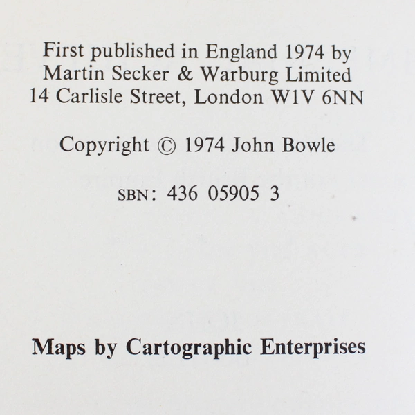 The Imperial Achievement by John Bowle 1974 Hardcover Dust Jacket