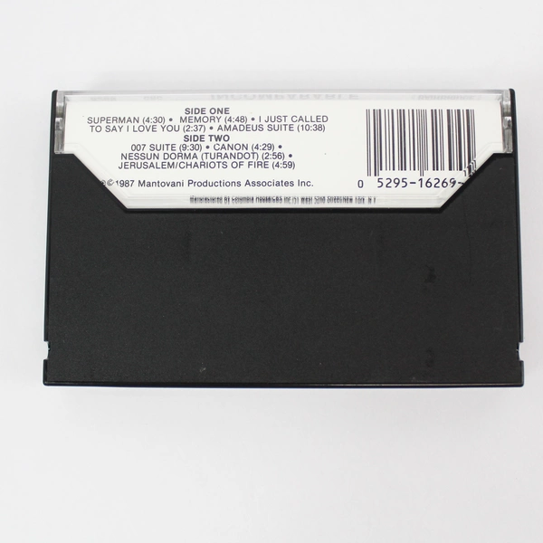 Incomparable Mantovani Orchestra Mantovani Productions Cassette Tape 1987