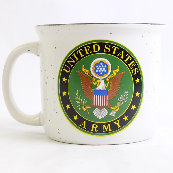 Spoontiques United States Army Ceramic Camper Mug Collectible Cup