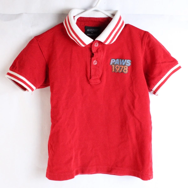 Vintage Paws 1978 Garfield Red Polo Toddler Boys' Size 2T
