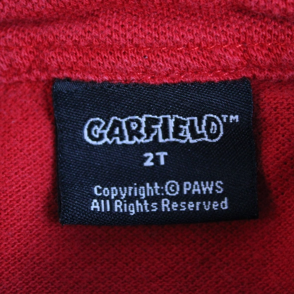 Vintage Paws 1978 Garfield Red Polo Toddler Boys' Size 2T