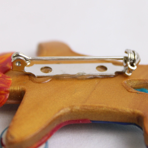 Lot of 4 Handmade Polymer Clay Sporty Kids Pin Brooches