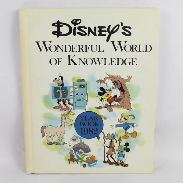 Vintage Disney's Wonderful World of Knowledge Year Book 1982 Hardcover