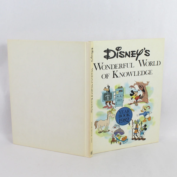 Vintage Disney's Wonderful World of Knowledge Year Book 1982 Hardcover