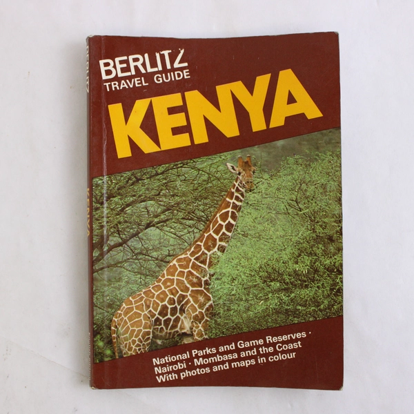 Vintage Kenya Berlitz Travel Guide 1984 1985 Edition Paperback