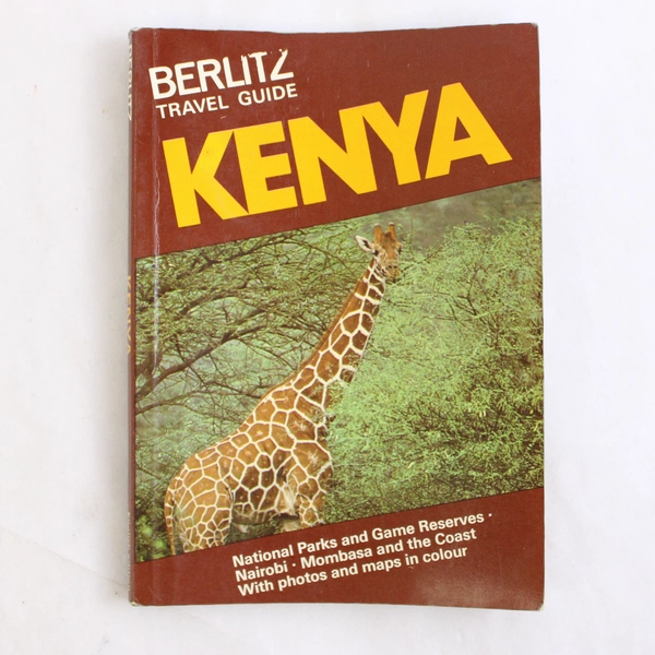 Vintage Kenya Berlitz Travel Guide 1984 1985 Edition Paperback