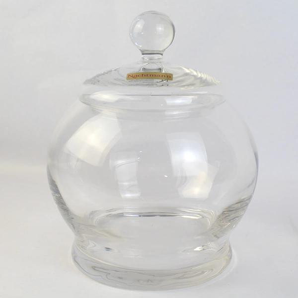 Nachtmann Opal Swirl 3.5 Liter Crystal Punch Bowl With Lid Open Box