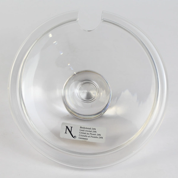 Nachtmann Opal Swirl 3.5 Liter Crystal Punch Bowl With Lid Open Box