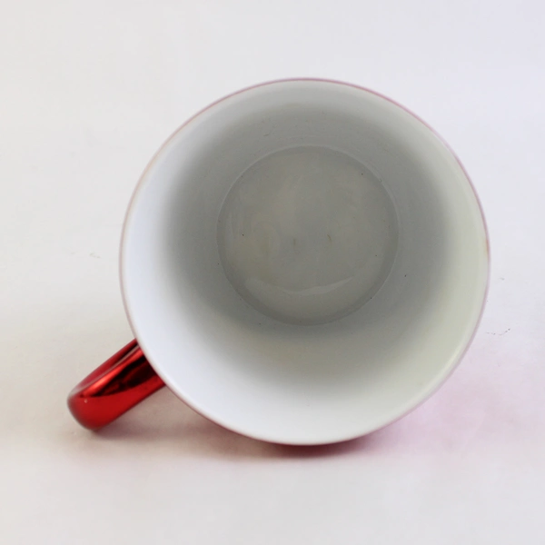 2007 Starbucks Holiday Metallic Red 16oz Coffee Cup Chipped Paint