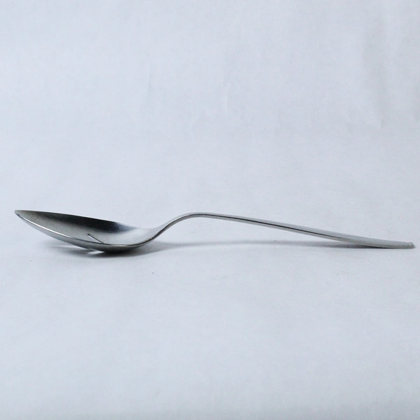 Oneida Craft Deluxe Stainless Tapered Pierced Serving Spoon 8.25" Pre-Owned