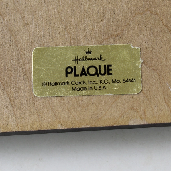 Poem A Mother Is Wood Plaque 8 1/2” X 6 1/4” Hallmark Mother’s Day Gift Vintage