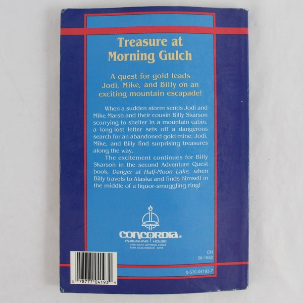 Adventure Quest Series Treasure at Morning Gulch by Joan R. Biggar 1991 PB