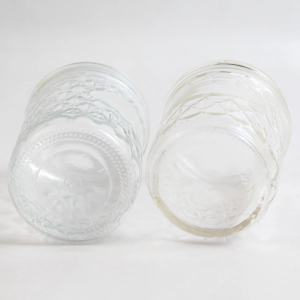 Lot of 5 Toledo Glass 8 oz Masson Jar Standard Lid Size