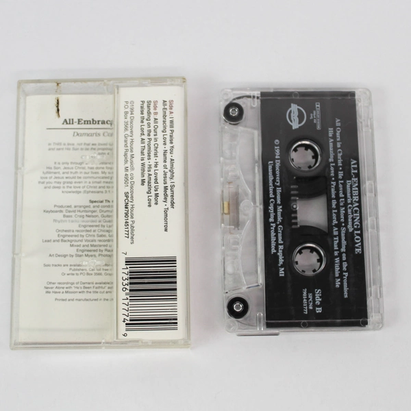 All Embracing Love By Damaris Carbaugh Cassette Tape 1994