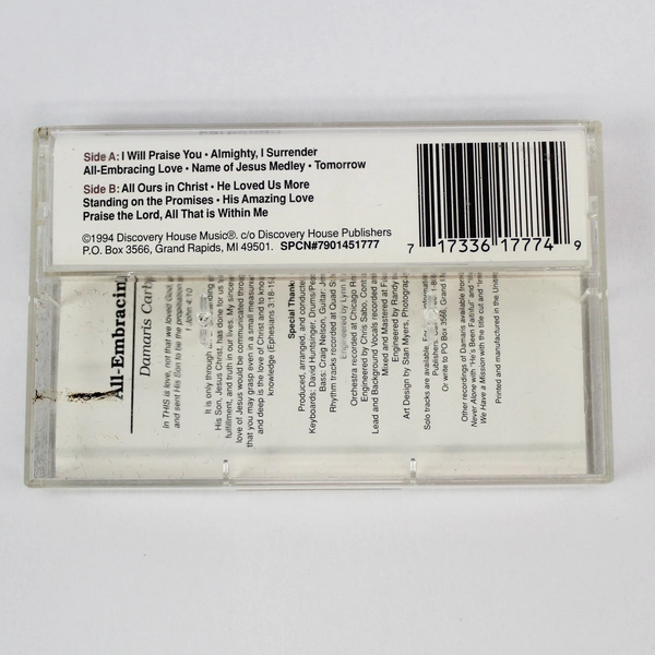 All Embracing Love By Damaris Carbaugh Cassette Tape 1994