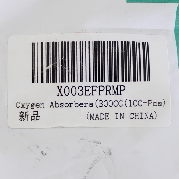 Rebeous Oxygen Absorbers For Food Storage 100 Pack of 300 CC