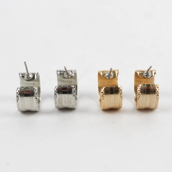 7 Pairs of Earrings Varying Designs Some Missing Backing