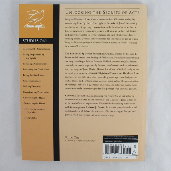 Living the Mission 2007 HarperOne First Edition Paperback