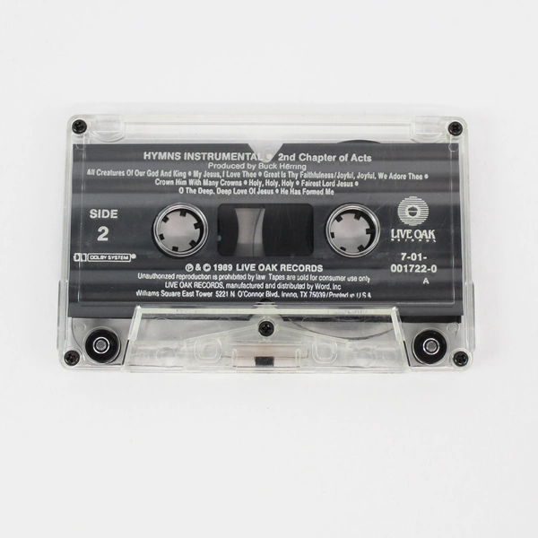 2nd Chapter of Acts Hymns I and II Instrumental Cassette 1989 Live Oak Records