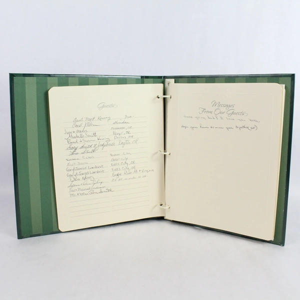 Hallmark 'Our 40th Anniversary' 1" 3 Ring Binder Rose Refillable Photo Album