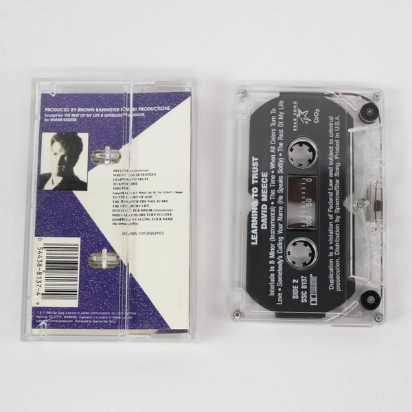 David Meece Learning to Trust 1989 Cassette Album Star Song