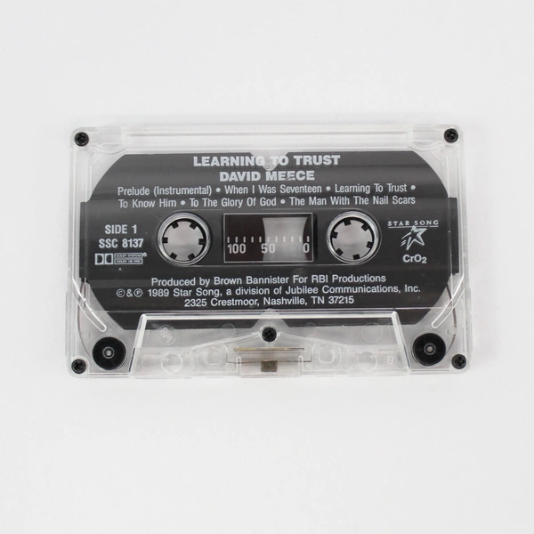 David Meece Learning to Trust 1989 Cassette Album Star Song