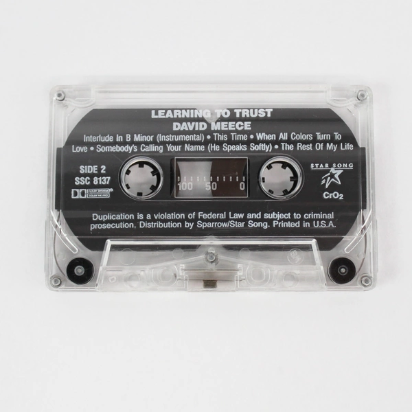 David Meece Learning to Trust 1989 Cassette Album Star Song