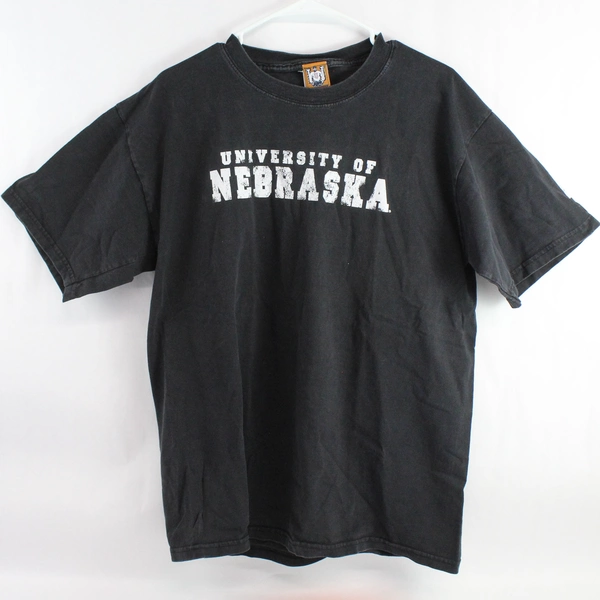 UAS University of Nebraska Homecoming 2003 Black T-Shirt Men's Size Large
