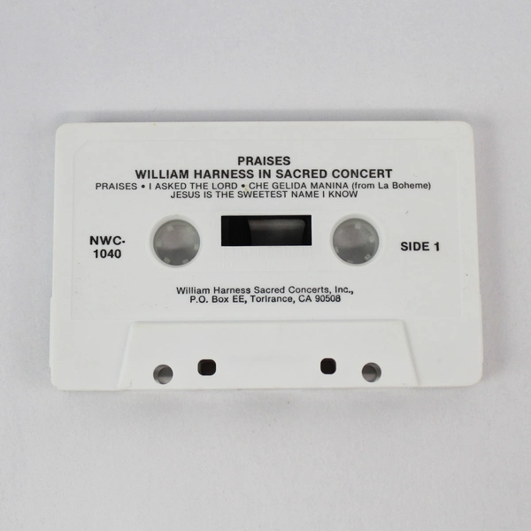 William Harness In Sacred Concert Praises Gospel Cassette