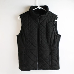 Andrew Marc Black Women's Quilted Insulated Vest Jacket Size M